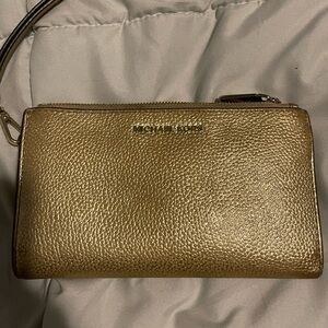 Michael Kors Gold Wristlet